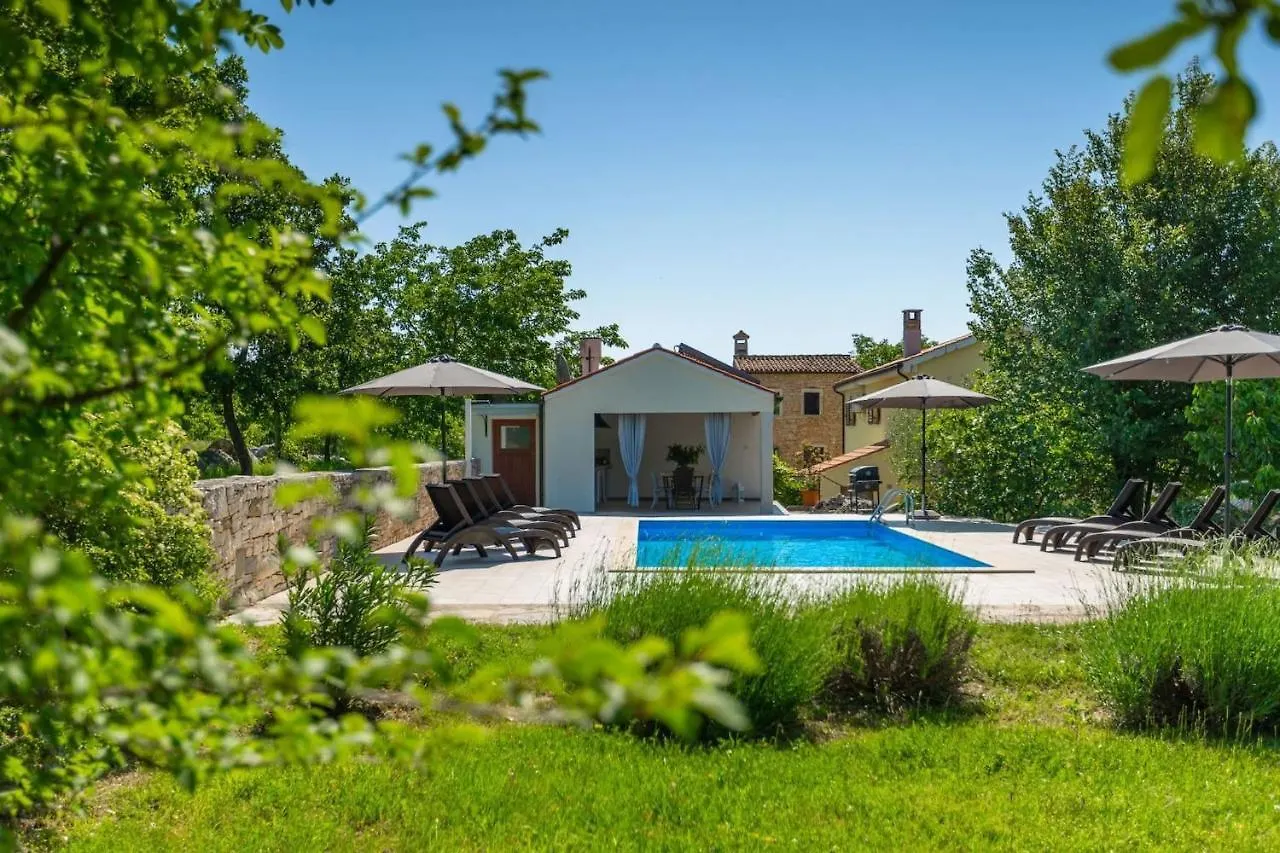 Family Casa Ida With Pool And Grill In Groznjan Vila